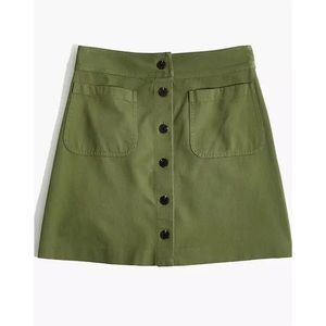 MADEWELL Station Mini Skirt Size 10